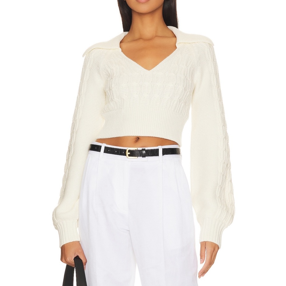 LOVERS AND FRIENDS Mel cable knit sweater